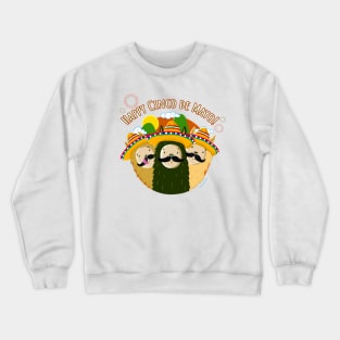 Cinco De Mayo Cute Llamas Funny Fiesta Party Crewneck Sweatshirt